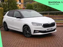Moon white metallic black magic pearl effect Used 2024 Skoda Fabia Colour Edition Hatchback | £19,995 (Fair price)