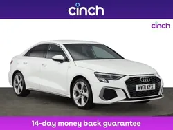 White Used 2021 Audi A3 Comfort Sedan | £19,579 (Fair price)