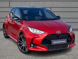 Red/black Used 2023 Toyota Yaris Hybrid Sport Hatchback | £19,250 (Fair price)