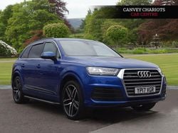 Blue Used 2017 Audi Q7 S-Line SUV | £18,800 (Fair price)