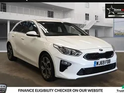 White Used 2019 Kia Ceed 3 Hatchback | £12,480 (Fair price)