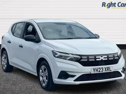 White Used 2023 Dacia Sandero Essentiel Hatchback | £10,399 (Fair price)