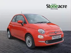 Orange Used 2023 Fiat 500 Hatchback | £10,495 (Fair price)
