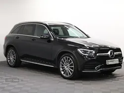 Black Used 2021 Mercedes GLC220 AMG Line Premium Estate | £24,495 (A bit pricey)