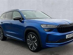 Race blue metallic Used 2025 Skoda Kodiaq SportLine SUV | £34,390 (Fair price)
