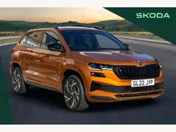 Phoenix orange metallic Used 2022 Skoda Karoq SportLine SUV | £22,395 (Fair price)