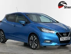 Blue Used 2022 Nissan Micra Tekna Hatchback | £14,599 (Fair price)