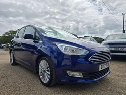 Blue Used 2017 Ford C-MAX Titanium MPV | £6,695 (Fair price)