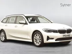 White Used 2021 BMW 320 Sport Line Estate | £19,000 (Fair price)