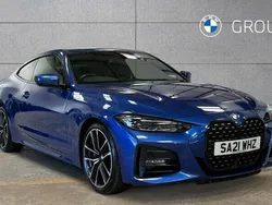 Blue Used 2021 BMW 420 M Sport Coupe | £24,990 (Fair price)