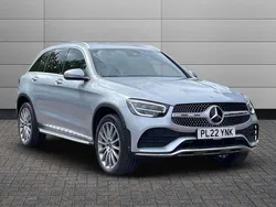 Silver Used 2022 Mercedes GLC300e AMG Line Premium SUV | £31,195 (Good price)