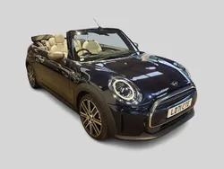 Blue/black Used 2021 Mini Cooper Cabriolet Exclusive Cabriolet | £21,495 (A bit pricey)
