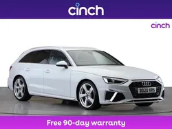 White Used 2020 Audi A4 S-Line Estate | £17,999 (Fair price)