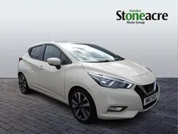 White Used 2017 Nissan Micra Tekna Hatchback | £6,995 (Fair price)