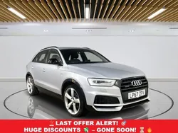 Silver Used 2018 Audi Q3 Black Edition SUV | £18,199