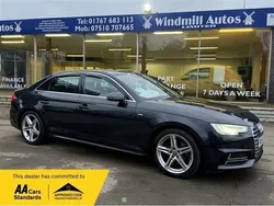 Blue Used 2016 Audi A4 S-Line Sedan | £11,250 (Fair price)