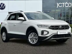White Used 2023 VW T-Roc Life SUV | £18,650 (Good price)