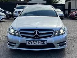 Silver Used 2013 Mercedes C180 AMG Coupe | £6,850 (Fair price)