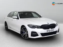 White Used 2021 BMW 320 M Sport Sedan | £21,510 (Fair price)