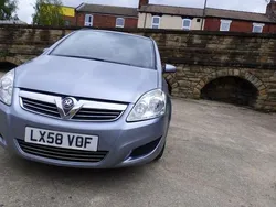 Silver Used 2008 Vauxhall Zafira MPV | £1,995 (Fair price)