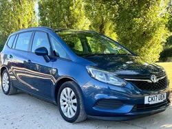 Blue Used 2017 Vauxhall Zafira Tourer Design Edition MPV | £3,990 (Fair price)