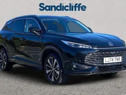 Metallic black pearl Used 2024 MG HS Trophy SUV | £20,820 (Expensive)