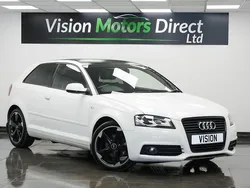 White Used 2011 Audi A3 Black Edition Hatchback | £4,480 (Fair price)
