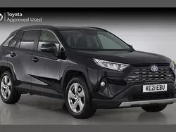 Black Used 2021 Toyota RAV4 Hybrid Design SUV | £22,495 (Good price)