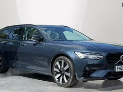 Metallic denim blue New 2025 Volvo V90 Plus Estate | £47,594 (A bit pricey)