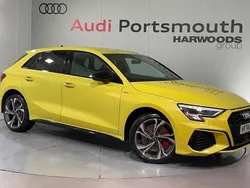 Yellow Used 2024 Audi A3 e-tron Competition Hatchback | £27,490 (Fair price)