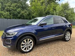 Atlantic blue metallic Used 2020 VW T-Roc SEL SUV | £18,750 (Fair price)