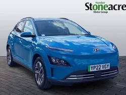 Blue Used 2022 Hyundai Kona Premium SUV | £14,395 (Fair price)