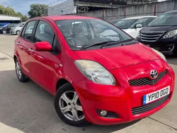 Red Used 2010 Toyota Yaris Hatchback | £4,495 (Fair price)