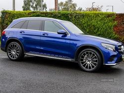 Blue Used 2018 Mercedes GLC220 AMG line Estate | £17,495 (Fair price)