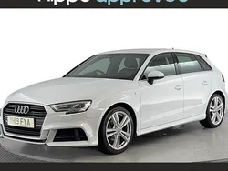 White Used 2019 Audi A3 Sportback S-Line Hatchback | £15,420 (Fair price)