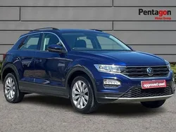 Blue Used 2021 VW T-Roc SE SUV | £12,395 (Fair price)