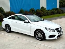 White Used 2014 Mercedes E220 AMG Coupe | £7,275 (Fair price)