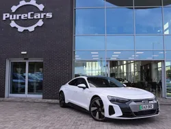 White Used 2021 Audi e-tron GT quattro Comfort Sedan | £46,127 (A bit pricey)