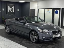 Grey Used 2015 BMW 220 Sport Line Cabriolet | £9,750 (Good price)