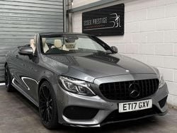 Grey Used 2017 Mercedes C220 AMG Line Premium Plus Cabriolet | £14,489 (Fair price)