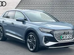 Blue Used 2025 Audi Q4 e-tron S-Line SUV | £36,545 (Good price)