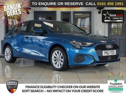 Blue Used 2021 Audi A3 Sportback Design Hatchback | £15,670 (Good price)