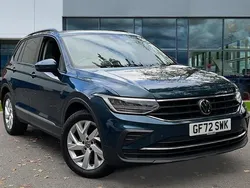 Blue Used 2022 VW Tiguan Life SUV | £18,951 (Super price)