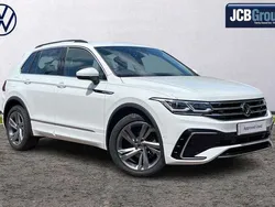 White Used 2024 VW Tiguan R-line SUV | £31,990 (Fair price)