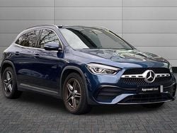 Denim blue Used 2021 Mercedes GLA180 AMG line SUV | £25,500 (Fair price)