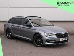 Business grey metallic Used 2020 Skoda Superb SportlinePlus Estate | £21,995 (Fair price)
