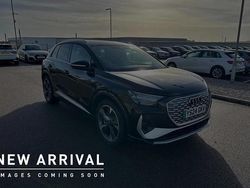 Black Used 2024 Audi Q4 e-tron S-Line SUV | £34,795 (Super price)