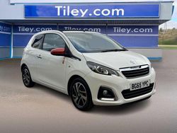 White Used 2015 Peugeot 108 Roland Garros Hatchback | £3,990 (Fair price)