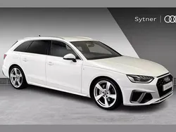 White Used 2021 Audi A4 S-Line Estate | £23,750 (Good price)