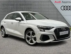 White Used 2022 Audi A3 e-tron S-Line Hatchback | £22,995 (Fair price)